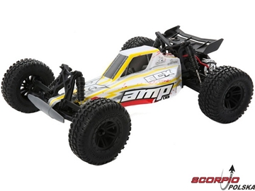 ECX AMP Desert Buggy 1:10 2WD RTR biało/czerwony ECX AMP Desert Buggy 1:10 2WD RTR biało/czerwony / ECX03029IT2