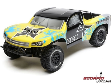 ECX Torment SCT 2WD LiPol 1:10 RTR żółty / ECX03133IT2