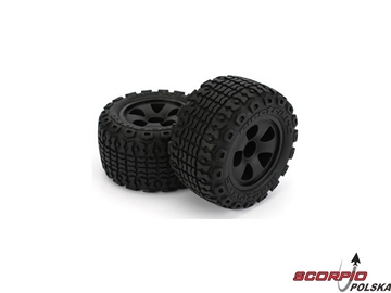 EST 1:10 - Koła kpl przednie/tylne All Terrain / ECX1008
