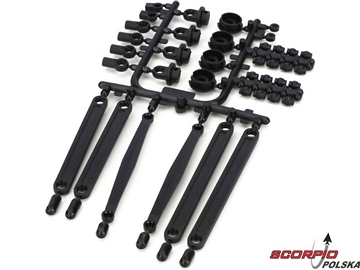 EST 1:10 - Komplet łączników zawieszenia EST 1:10 - Komplet łączników zawieszenia / ECX1046