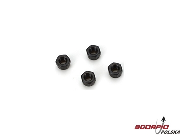 EST 1:10 - Nakrętka samokontrująca M3 (4) EST 1:10 - Nakrętka samokontrująca M3 (4) / ECX1059