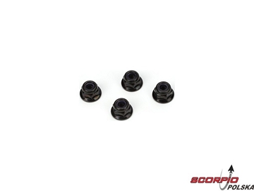 EST 1:10 - Nakrętka samokontrująca M4 (4) / ECX1060