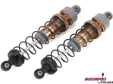 EST 1:10 - Aluminiowy amortyzator przedni kpl (2) EST 1:10 - Aluminiowy amortyzator przedni kpl (2) / ECX1095