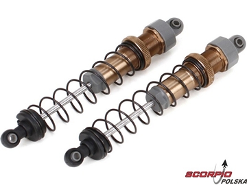 EST 1:10 - Aluminiowy amortyzator tylny kpl (2) EST 1:10 - Aluminiowy amortyzator tylny kpl (2) / ECX1096