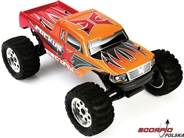 ECX Ruckus Monster Truck V2 1:10 RTR pomarańczowy ECX Ruckus Monster Truck V2 1:10 RTR pomarańczowy / ECX2000SEU