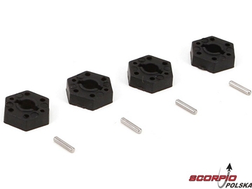 ECX 1/18 Piasty sześciokątne kół ECX 1/18 Piasty sześciokątne kół / ECX212004