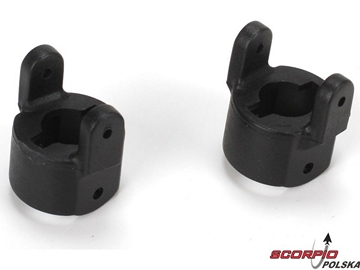 ECX 1:18 Temper: Piasta przednia/tylna ECX 1:18 Temper: Piasta przednia/tylna / ECX214004