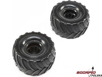 ECX 1.9 Barrage D: Koła kompletne P/T (2) ECX 1.9 Barrage D: Koła kompletne P/T (2) / ECX222004