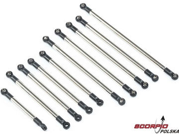 ECX 1.9 Barrage D: Zestaw cięgien zawieszenia ECX 1.9 Barrage D: Zestaw cięgien zawieszenia / ECX224000