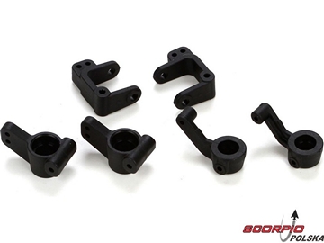 Caster Blck, Steer Block, RR Hub (2): 1:10 2wd All / ECX234000