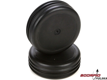 Boost - Przednie koło czarna felga (2) / ECX43002