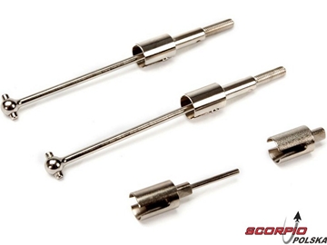 Smash - Wały napędowe z osiami kół Smash - Wały napędowe z osiami kół / ECX8320