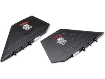 E-flite stateczniki pionowe czarne: SR-71 Twin 40mm EDF E-flite stateczniki pionowe czarne: SR-71 Twin 40mm EDF / EFL02058