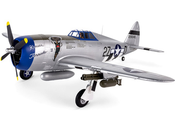 E-flite P-47 Razorback 1.2m AS3X SAFE Select BNF Basic E-flite P-47 Razorback 1.2m AS3X SAFE Select BNF Basic / EFL08450