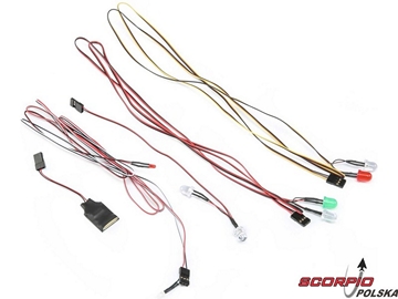 Cessna 150 2.1m - komplet oświetlenia Cessna 150 2.1m - komplet oświetlenia / EFL1418