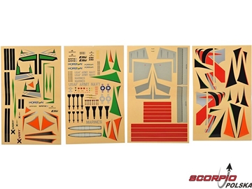 X-VERT VTOL - komplet naklejek X-VERT VTOL - komplet naklejek / EFL1807