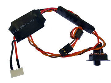 E-flite jednostka sterująca oświetlenia LED z wyłącznikiem: Night Radian 2.0m / EFL36505