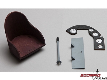 Albatros D.Va 25e: Komplet kokpitu / EFL460515