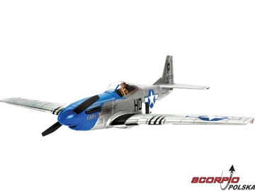 E-flite P-51D Mustang 280 BNF Basic / EFL6150