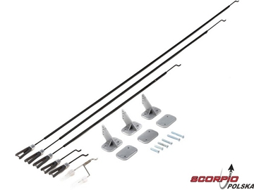 P-51D - cięgna ze snapami P-51D - cięgna ze snapami / EFL6722