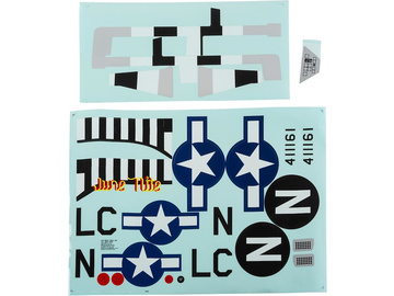 P-51D Mustang 1.2m SS - naklejki P-51D Mustang 1.2m SS - naklejki / EFL8952