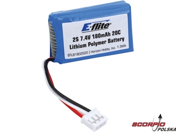 LiPol 7.4V 180mAh 2s 20C / EFLB1802S20