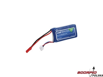 450mAh 2S 7.4V 30C LiPo, 18AWG JST 450mAh 2S 7.4V 30C LiPo, 18AWG JST / EFLB4502SJ30