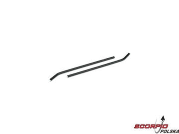 Blade 400: Uchwyty płóz czarne / EFLH1446B