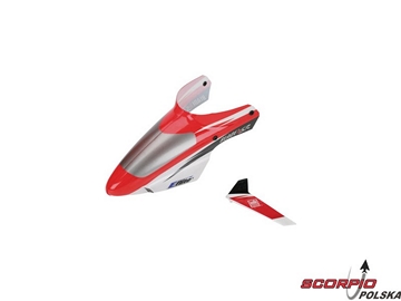 Complete Red Canopy with/Vertical Fin: BMSR Complete Red Canopy with/Vertical Fin: BMSR / EFLH3019