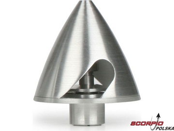Kołpak duralowy 1.00'' z kołnierzem 2mm / EFLSP100