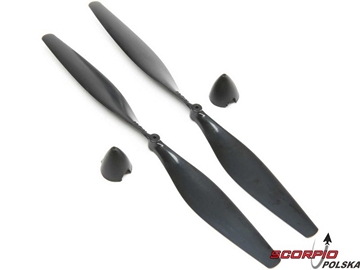 UMX Yak 54 3D - śmigło z kołpakiem 140x60mm (2) UMX Yak 54 3D - śmigło z kołpakiem 140x60mm (2) / EFLU3551