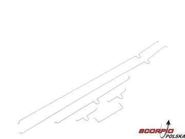 Micro Cessna 182 - komplet cięgien / EFLU5605