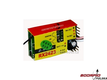 Scorpio 121: Jednostka sterująca 4v1 2.4GHz 7.4V Scorpio 121: Jednostka sterująca 4v1 2.4GHz 7.4V / ES121-34