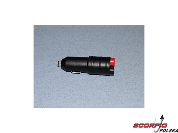 Wtyczka zapalniczki z wyjściem 4mm / FO-FS-CAR4