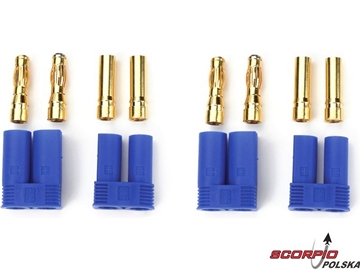 EC5 konektor męski+żeński 2 pary EC5 konektor męski+żeński 2 pary / FO-FS-EC5/02