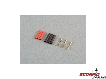 Konektor złocony 3.5mm (3 pary) / FO-FS-GC03/03