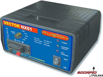 Nabíječ Fusion Vector NX81 4-8 NiMH 0.5-5A AC / FO-FS-NX81E