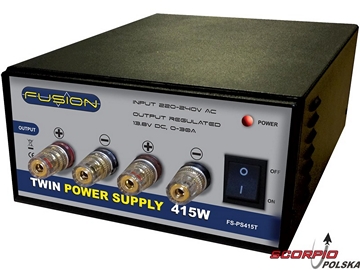 Zasilacz stab. 415W 230V/13.8V 30A TwinOutput / FO-FS-PS415TE