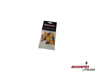 XT90 konektor męski + żeński 2 pary / FO-FS-XT90/02