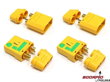 XT90-S kon. Anti Spark męski+żeński (2 pary) / FO-FS-XT90S/02