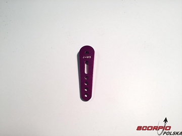 Dźwignia serwa aluminiowa JR M3 połówkowa duża Dźwignia serwa aluminiowa JR M3 połówkowa duża / FP-LG-SA05J