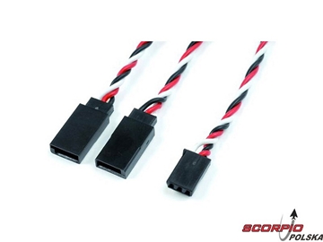 Kabel Y Futaba silikon 300mm / FP-LGL-FTY300S