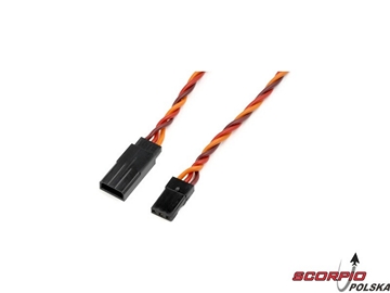 Kabel przedłużąjący JR silikon 750mm / FP-LGL-JRX0750S