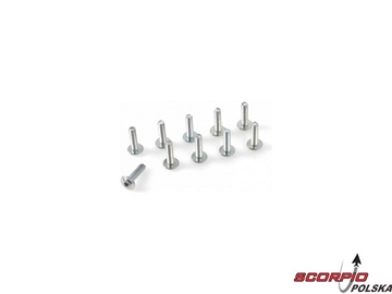 Śruba imbusowa z łbem kulistym M3x12 stalowa (10) / GF-0104-004