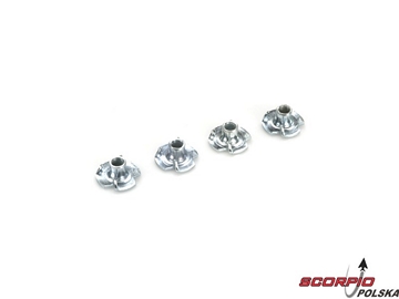 Nakrętka kłowa M4 nikl. stal (5) / GF-0149-002
