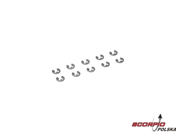 Seger (E-klip) 7mm stal (10) / GF-0158-009