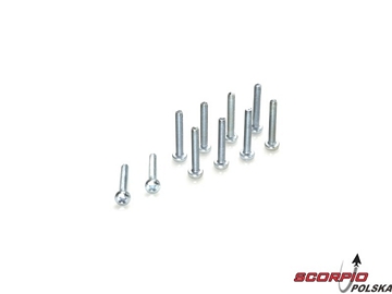 Śruba krzyżak z łbem kulistym M3x6 nikl. (10) / GF-0170-007