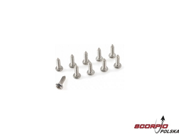 Wkręt krzyżakowy z łbem soczewkowym 3.5x9.5 nierdz / GF-0275-007