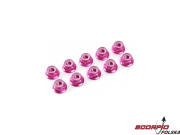 Nakrętka samokontrująca z kołn. M3 alum. niebieska / GF-0401-034