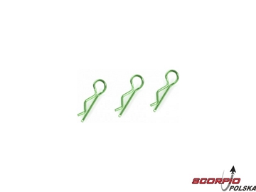 Spinka karoserii 1:10 zagięta zielona (10) / GF-0410-002